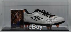 Colin Hendry Signé Autograph Football Boot Display Case Rangers Aftal Coa