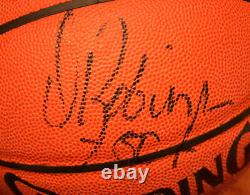 DAVID ROBINSON Signé Autographe BASKETBALL dans un Étui, Carte, Livre de l'Équipe de Rêve, COA