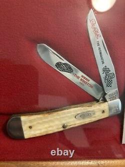 Dale Earnhardt Le Gagnant De Winston 1993 Case XX Knife In Walnut Display Case Coa