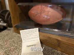 Dan Marino #13 Ballon de football signé COA inclus et vitrine