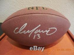 Dan Marino Autographed Wilson NFL Football Avec Affichage Cas Et L'aco