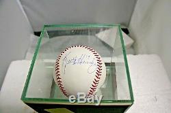 Daryl Strawberry / Baseball Autographié Par Keith Hernandez Avec Des Ac Et Un Présentoir