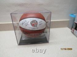 Dennis Rodman Signé Spalding Basketball With Display Case Withhof 2011 Ss Coa