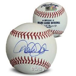 Derek Jeter Autographié Baseball Signé Mlb Authentifié Coa Avec Boîtier D'affichage