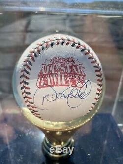 Derek Jeter Signée Dédicacées 2000 All-star Game Baseball Présentoir Coa