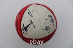 Équipe de Liverpool 2016-17 Ballon de Football Signé dans une Vitrine + COA Officiel et Carte