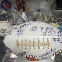 Équipe de football USC Trojans Auto, Pete Carroll avec vitrine en verre. Pas de COA