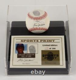 Fergie Jenkins a signé Chicago Cubs N. L. Baseball & Display Case avec certificat d'authenticité et empreinte digitale