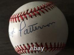 Floyd Patterson Autograph Signé Baseball Boxing Champion Display Case Coa