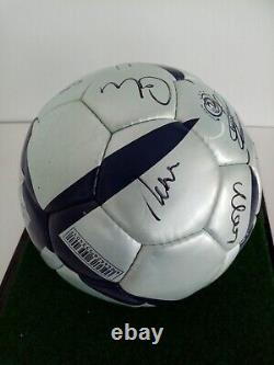 Football Teamsigniert Em 2004 In Display Case Dfb Autograph Adidas Signature Coa