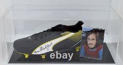 Frank Lampard Sr Signé Autographe Football Boot Display Case West Ham Utd Coa