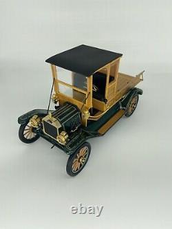 Franklin Mint 1913 Ford Modèle T Pick-up Camion 116 Échelle Avec Coa Et Boîtier D'affichage