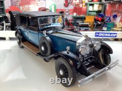 Franklin Mint Échelle 1:24 Rolls Royce Phantom 1 de 1929 + Vitrine, Documents et Certificat d'Authenticité