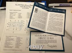 Franklin Mint Échelle 1:24 Rolls Royce Phantom 1 de 1929 + Vitrine, Documents et Certificat d'Authenticité