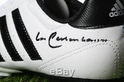 Franz Beckenbauer Vitrine De Chaussure De Football Autographiée D'allemagne + Coa