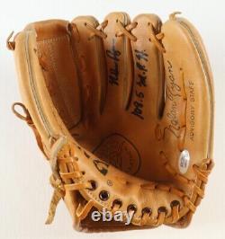 Gant de baseball vintage Spalding signé par Nolan Ryan avec étui d'exposition PSA COA