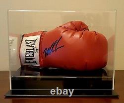 Gant de boxe Everlast signé autographié par MIKE TYSON avec boîte de présentation JSA COA