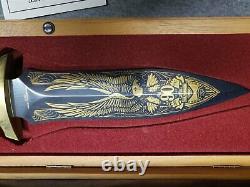 Gerber Harley-davidson 90e Anniversaire Collector Knife & Display Case Coa #2886