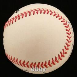 Hank Aaron A Signé Onl Baseball Avec Vitrine (psa Coa)
