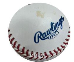 Hank Aaron Autographié Mlb Signé Baseball Jsa Coa Avec Boîtier D'affichage