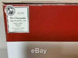 Harbor Lights 1997 Anchor Bay # 116 Chesapeake Avec Affichage De Cas Nib Coa