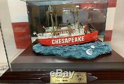 Harbor Lights 1997 Anchor Bay # 116 Chesapeake Avec Affichage De Cas Nib Coa