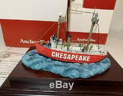 Harbor Lights 1997 Anchor Bay # 116 Chesapeake Avec Affichage De Cas Nib Coa