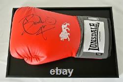 Herol Bomber Graham A Signé Autograph Boxing Gants Display Case Sport Proof Coa