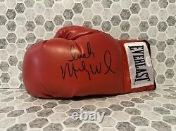 Irish Micky Ward A Signé Everlast Boxing Glove Avec Jsa Coa Dans Le Cas D'affichage