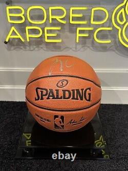 Jayson Tatum a signé le ballon de basket Fanatics avec COA et étui de présentation inclus