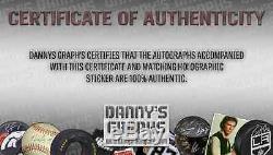 Jeff Gordon Et Jimmie Johnson Cartes Nascar Double Signed Cas D'affichage Avec Coa