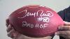Jerry Rice Autographed Football W 2010 Hof Jsa