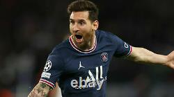 Jersey Messi Psg Original Signé Par L'équipe De Paris + Certificat Coa