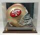 Joe Montana Signé San Francisco 49ers F/s Helmet Jsa Coa 777 Display Case