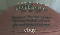 Joe Namath Autographié NFL Football Avec Vitrine - Coa