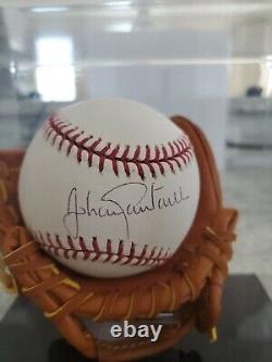 Johan Santana Baseball Autographié Avec Vitrine À Gants. Y Compris L'aco. Navire Libre