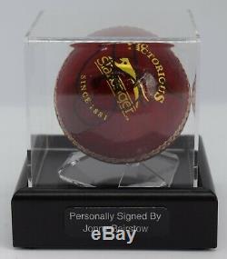 Jonny Bairstow Signé Cricket Autograph Ball Présentoir Angleterre Aftal Coa