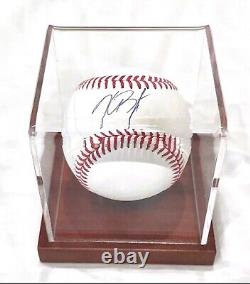 KRIS BRYANT AUTOGRAPHIÉ DE LA MLB Avec COA JSA + VITRINE