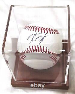 KRIS BRYANT AUTOGRAPHIÉ DE LA MLB Avec COA JSA + VITRINE