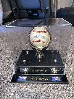 Ken Griffey Jr. Baseball Omlb Signé Avec Boîtier D'affichage Et Gse Coa Pepsi Promo