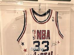 Larry Bird Boston Celtics Signed All Star Jersey With Coa In Acrylic Display Case