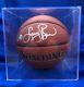 Larry Bird Celtics Signé Autographed Spalding Basketball Coa And Display Case