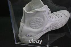 Larry Bird Signé Converse Basketball Shoe With Display Case Celtics Psa Coa