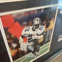 Maillot authentique encadré d'Emmitt Smith avec certificat d'authenticité