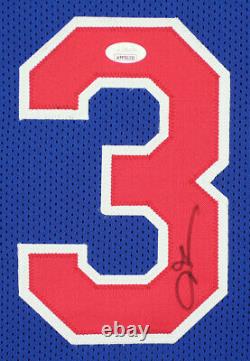 Maillot bleu des 76ers autographié et encadré par Allen Iverson, avec certificat d'authenticité JSA COA