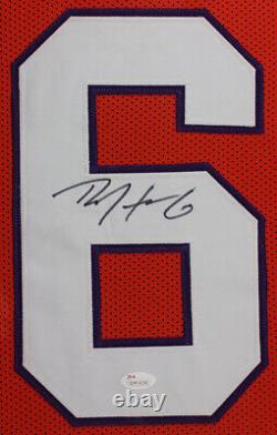 Maillot orange des Tigers de Clemson dédicacé et encadré par DeAndre Hopkins avec certificat d'authenticité JSA COA D1-S