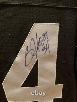 Maillot signé et autographié des Raiders par Bo Jackson avec COA et cadre d'affichage
