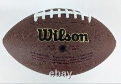 Manley Deexter Signé Wilson NFL Football (jsa Témoin Coa) W / Cas D'affichage