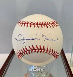 Mariano Rivera Autographe Mlb Baseball W Display Case & Steiner Sports Coa
