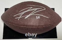 Miami Dolphins Kenyan Drake signe un ballon de football NFL avec un certificat d'authenticité JSA et une vitrine d'exposition.